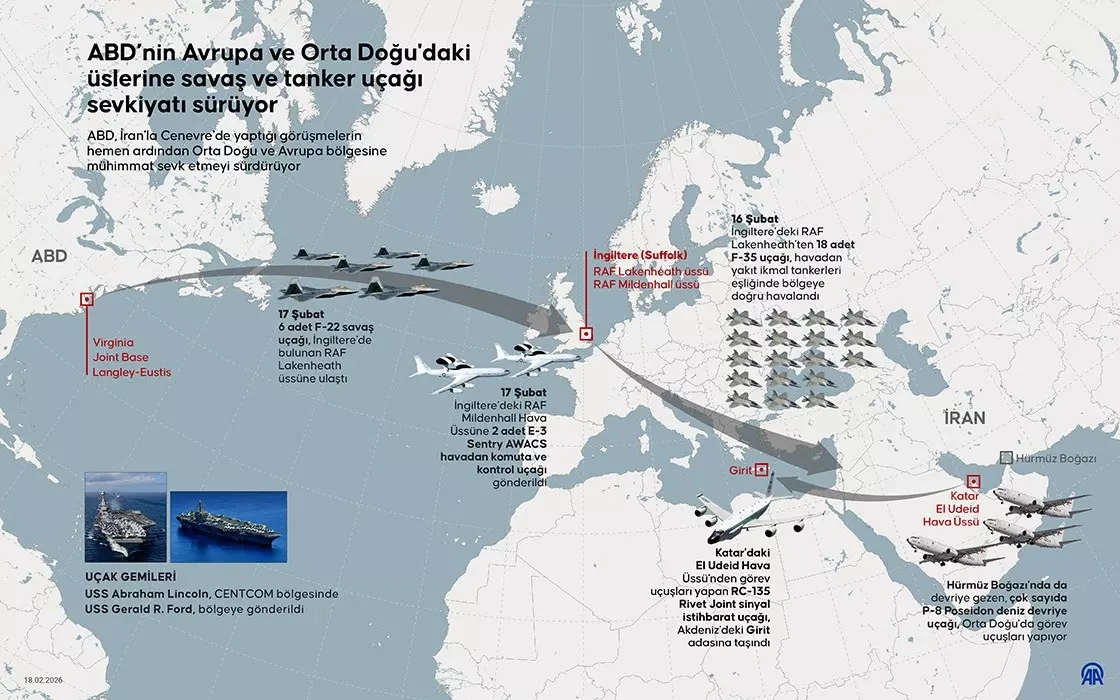 ABD, Orta Doğu'ya 2003'ten bu yana en büyük askeri gücü yığdı