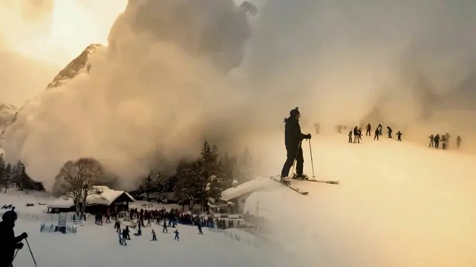 Alpler'de çığ faciası: 2 ölü, 1 ağır yaralı