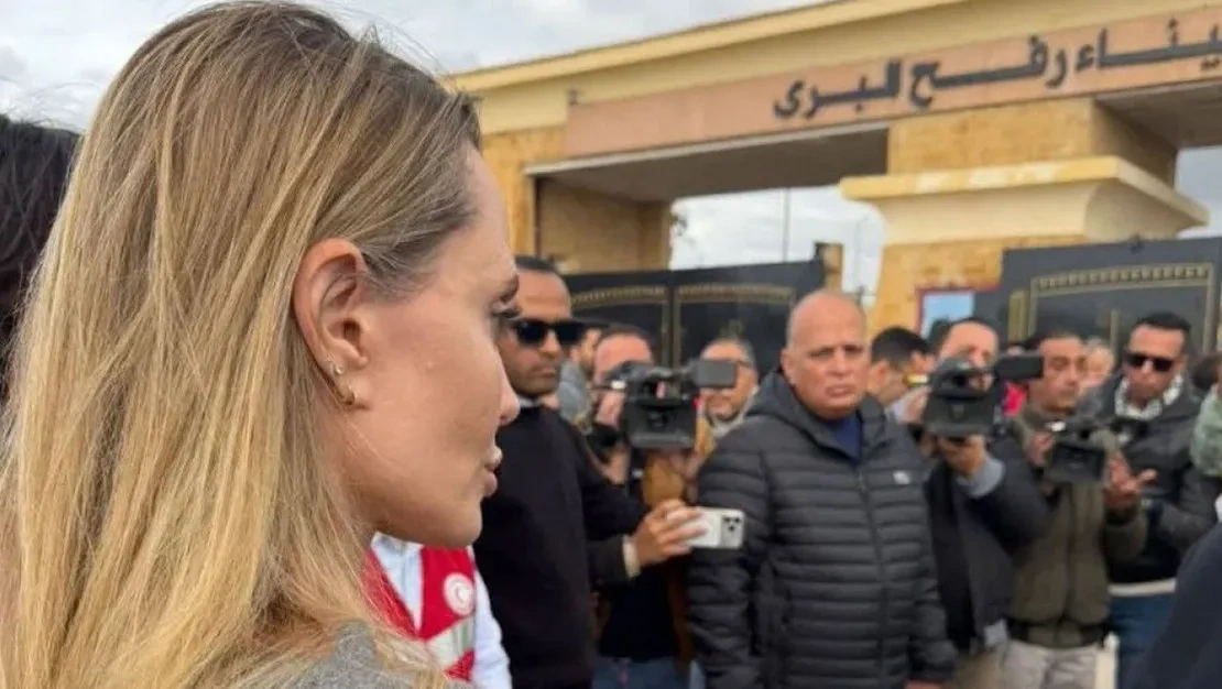 Angelina Jolie Gazzeliler için Refah Kapısı'nda: İnsani yardım ziyareti