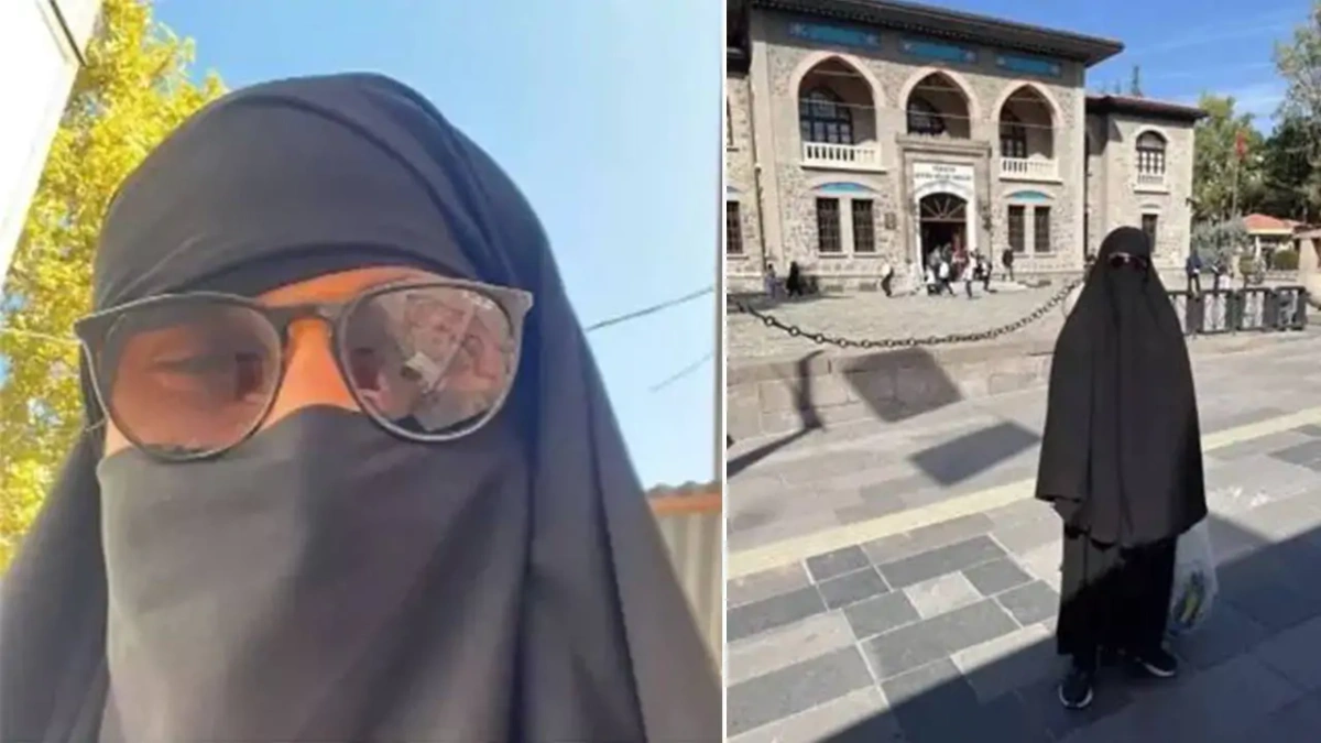 Ankara'da çarşaf giyen erkek adli kontrolle serbest bırakıldı