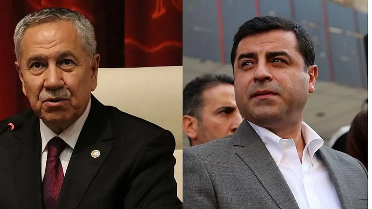 Arınç'tan Demirtaş açıklaması: Erdoğan ile görüşmek istiyor