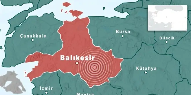 Balıkesir'de art arda depremler: Kertıl merkezli 4.5'lik deprem