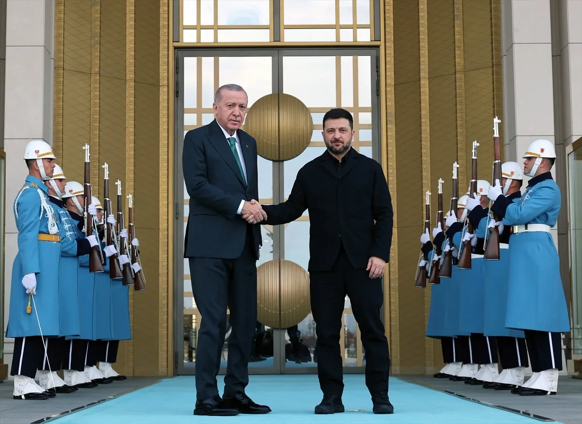 Beştepe'de kritik görüşme: Erdoğan, Zelensky ile bir araya geldi