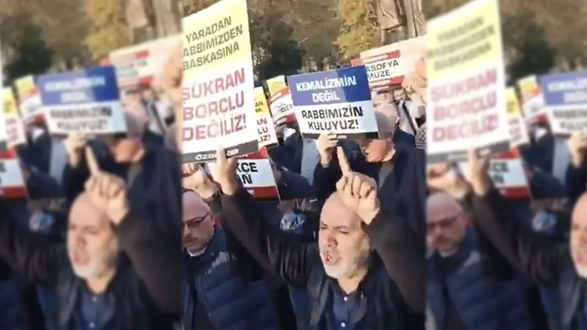 Camilerde Atatürk için mevlüt protesto edildi