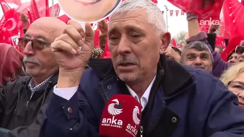 CHP mitinginde emeklinin feryadı: Geçinemiyoruz