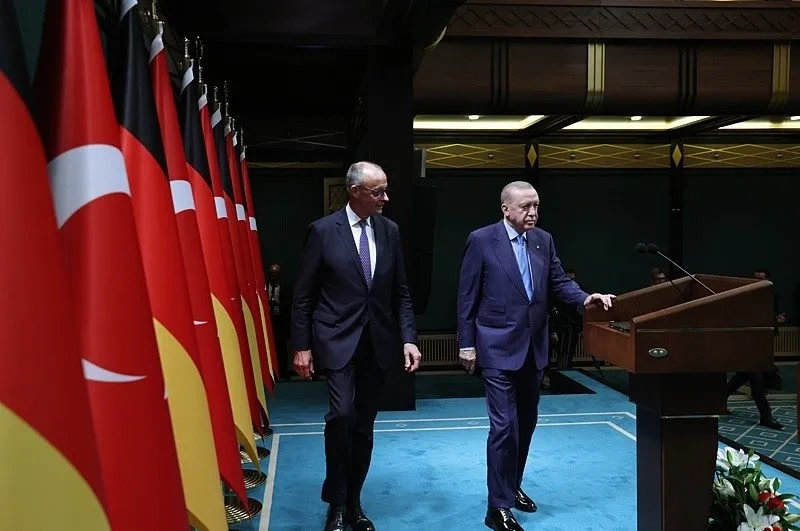 Cumhurbaşkanı Erdoğan Alman Şansölye'ye Gazze soykırımını sordu