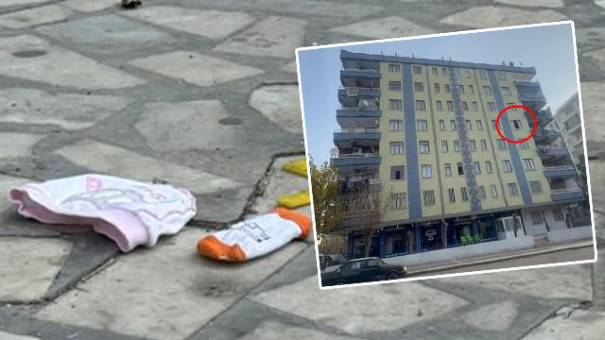 Diyarbakır'da yürek yakan olay: Anne 3 aylık bebeğini pencereden attı