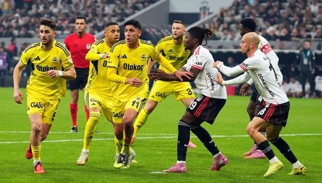 Fenerbahçe, Beşiktaş deplasmanında 2-0'dan geri döndü: 3-2