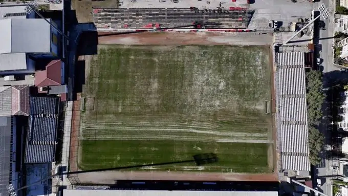 Fethiye Stadı'nda Galatasaray maçı için 3 bin kişilik portatif tribün kuruluyor