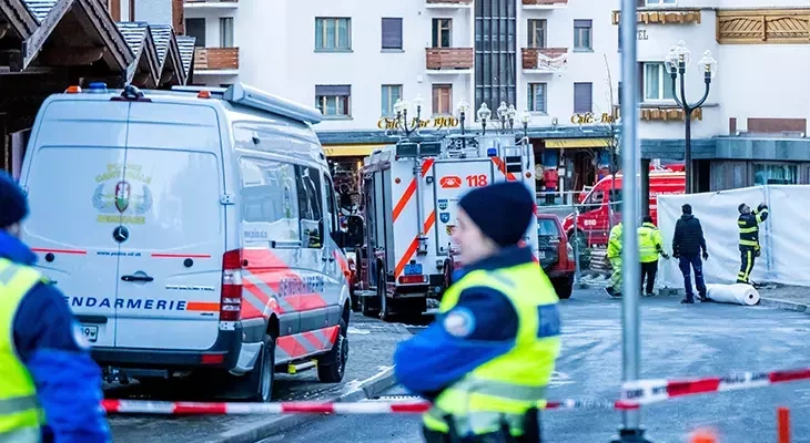 İsviçre'de yılbaşı faciası: Kayak merkezindeki yangında 47 ölü