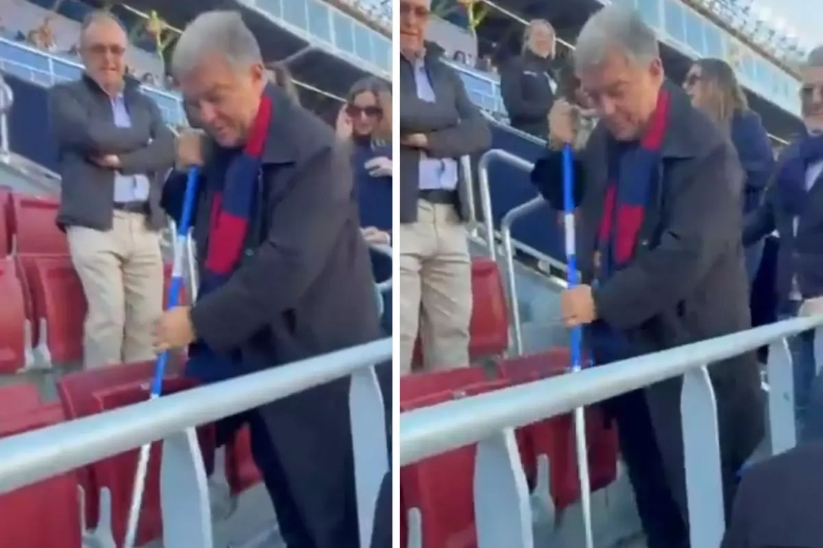 Joan Laporta paspas eline aldı, stat temizledi: Sosyal medya yorum yağmuruna tuttu