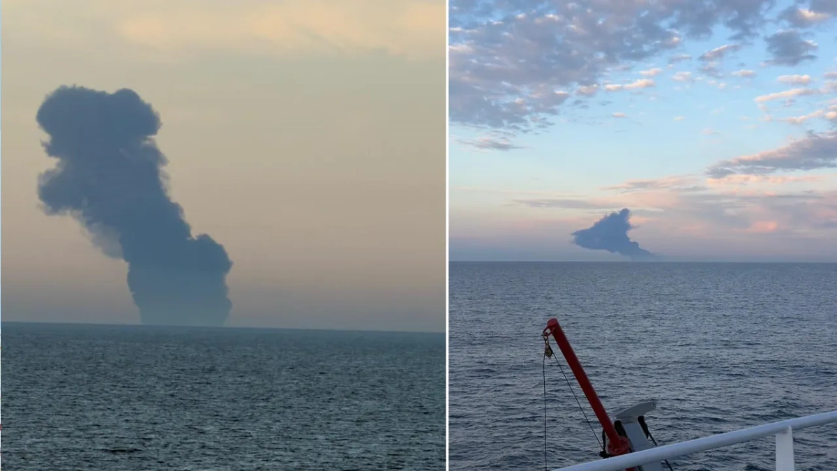 Karadeniz'de iki tankerde art arda patlama!