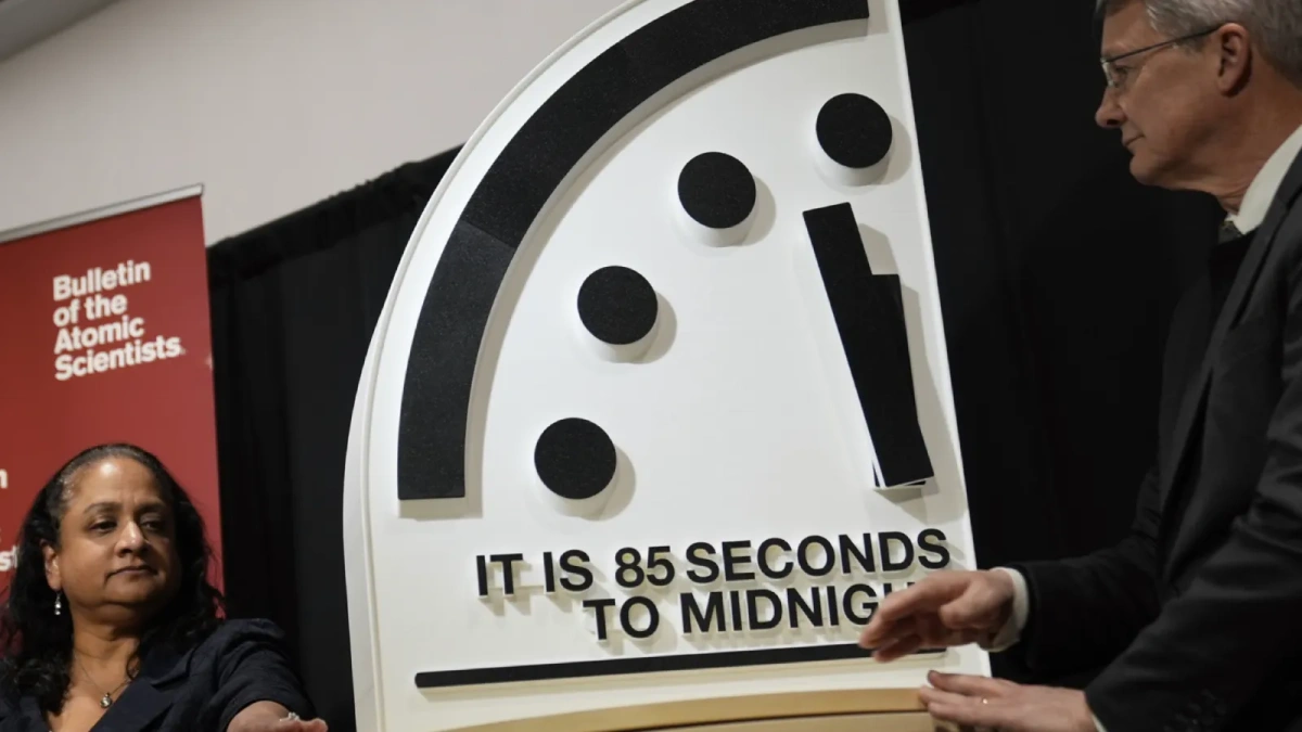 Kıyamet Saati güncellendi: Gece yarısına 85 saniye kaldı