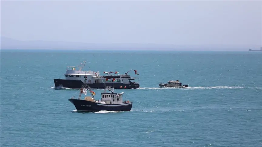 Küresel Sumud Filosu Tunus'tan Gazze yolculuğuna devam ediyor