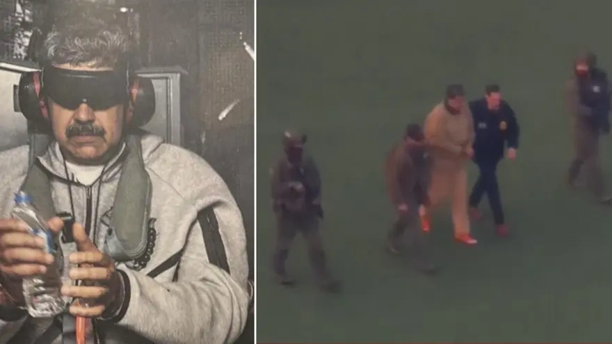 Maduro ve eşi mahkemeye götürüldü! Tüm dünya canlı izledi