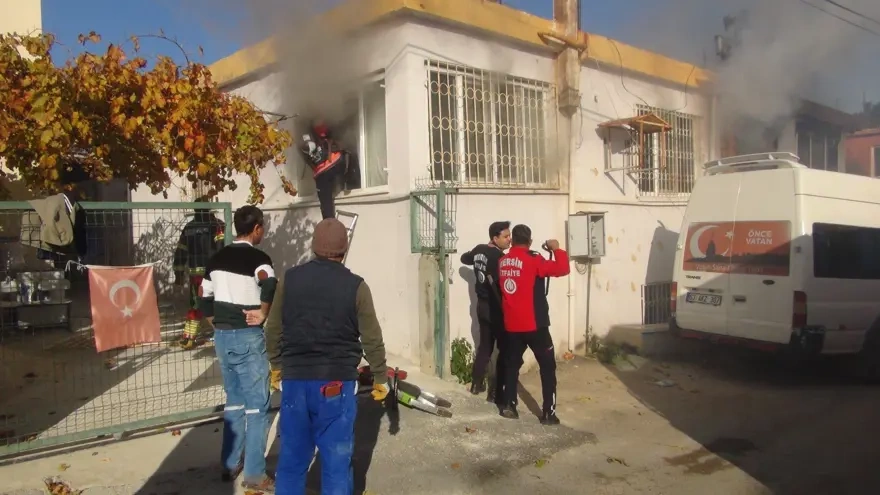 Mersin'de acı olay: İki kardeş yangında hayatını kaybetti