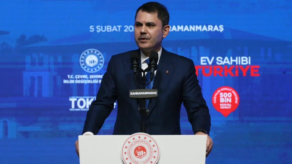 Murat Kurum'dan Özgür Özel'e sert yanıt: 455 bin yuvayı görmüyor