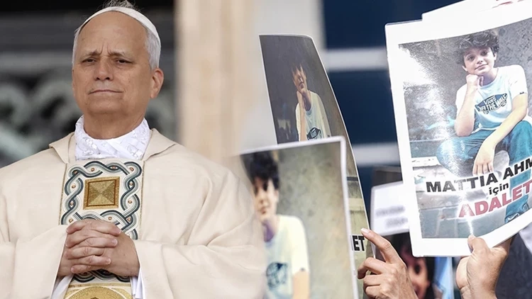 Papa 14. Leo, Mattia Ahmet'in babası Andrea Minguzzi'yi kabul etti