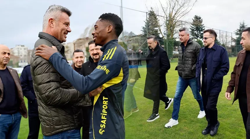 Saran helikopterle geldi, yeni transferle konuştu