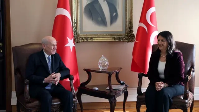 Terörsüz Türkiye sürecinde kritik görüşme: DEM heyeti Bahçeli ile buluştu
