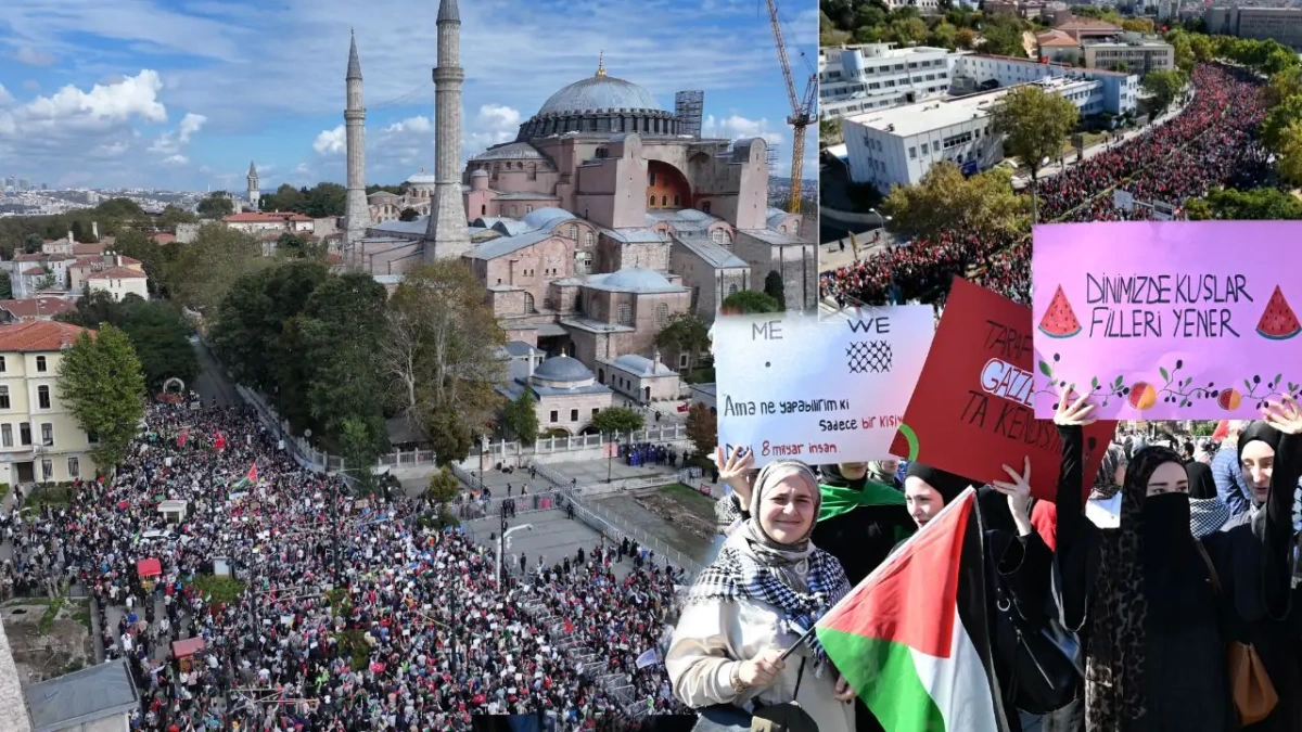 Türkiye Gazze için tek yürek!