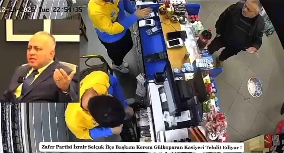 Zafer Partisi ilçe başkanından kasiyere skandal tehdit