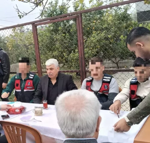 Abdullah Uçmak cezaevinden izinli çıkarak cenazeye katıldı