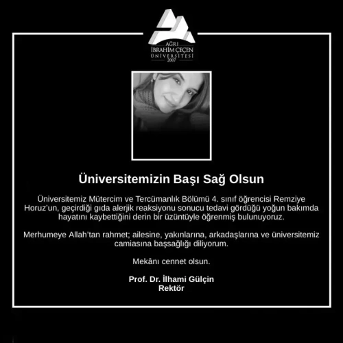 Ağrı'da doğum günü faciası: Alerjik şok sonucu genç kadın hayatını kaybetti