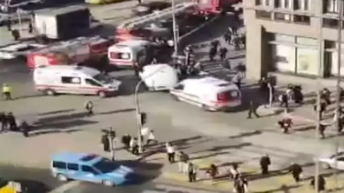 Ankara Sosyal Bilimler Üniversitesi'nde yangın söndürme sistemi patladı: 6 kişi hastaneye kaldırıldı