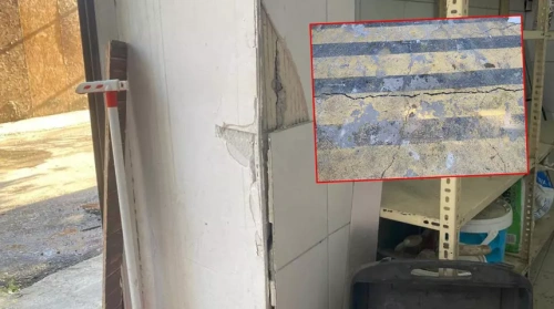 Ataşehir'de bina alarm veriyor: Kolonlarda patlama, zeminde çatlaklar