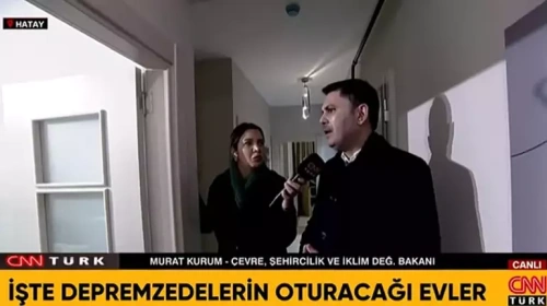 Bakan Kurum'dan deprem konutları açıklaması: 455 bininci ev teslim ediliyor