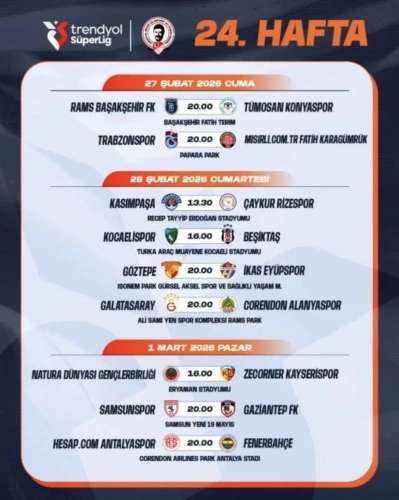 Beşiktaş - Galatasaray derbisinin tarihi belli oldu: 7 Mart Cumartesi