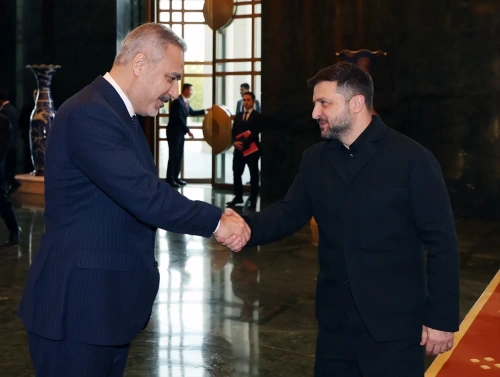 Beştepe'de kritik görüşme: Erdoğan, Zelensky ile bir araya geldi