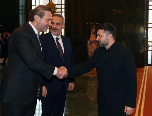 Beştepe'de kritik görüşme: Erdoğan, Zelensky ile bir araya geldi
