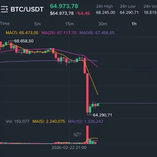Bitcoin 65 bin doların altında: Gümrük vergisi korkusu kripto piyasasını çökertti