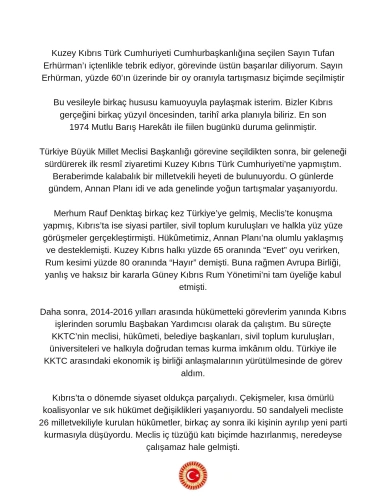 Bülent Arınç'tan AK Parti'ye KKTC eleştirisi: Sonuç hüsran oldu