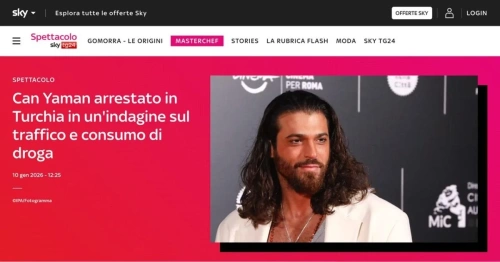 Can Yaman'ın gözaltı haberi İtalya'da gündem oldu