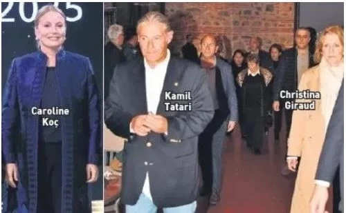 Caroline Koç'un sevgilisi Kamil Tatari, eşinin anma törenine katıldı