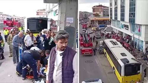 Çekmeköy'de feci kaza! İETT otobüsü durağa daldı: 1 ölü, 4 yaralı