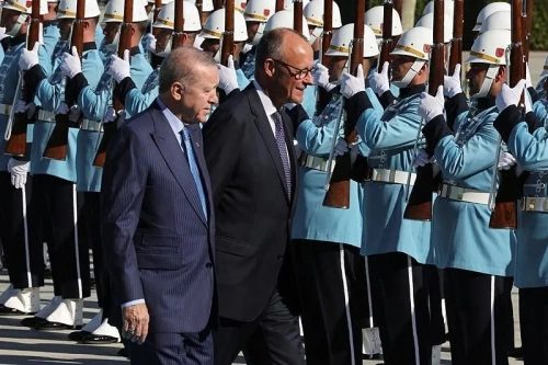 Cumhurbaşkanı Erdoğan Alman Şansölye'ye Gazze soykırımını sordu