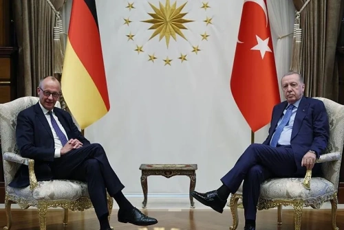 Cumhurbaşkanı Erdoğan Alman Şansölye'ye Gazze soykırımını sordu