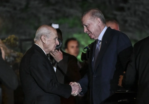 Cumhurbaşkanı Erdoğan, Bahçeli'yi evinde ziyaret etti