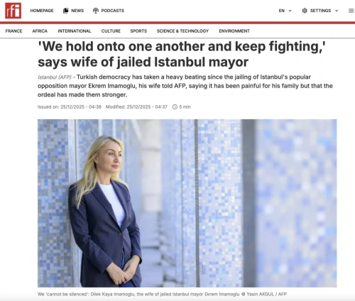 Dilek İmamoğlu'ndan AFP'ye açıklama: Sessizlik hayal kırıklığı yarattı