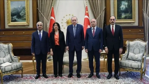 Erdoğan DEM Parti heyetini kabul etti: PKK çekilme kararı masada