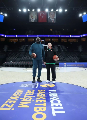Erdoğan NBA efsanesi Shaquille O'Neal'i ağırladı: İşte o anlar