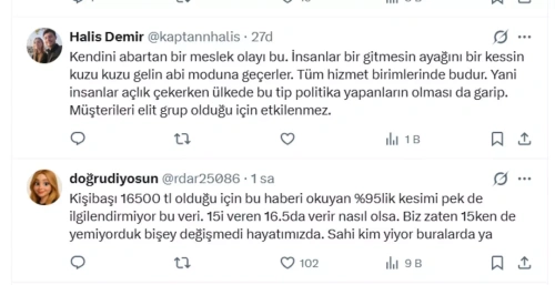 Fatih Tutak'ın tadım menüsüne 1.500 TL zam: Fiyat 16.500 TL'ye çıktı