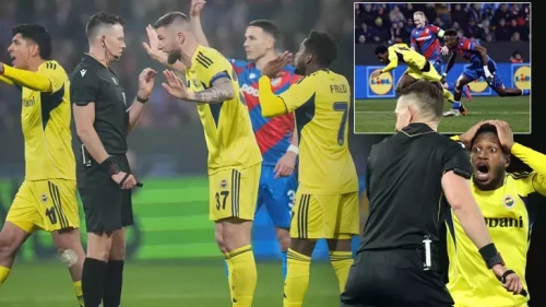 Fenerbahçe-Plzen maçında penaltı skandalı! Hakem 3 yıl önce de aynı hatayı yapmış