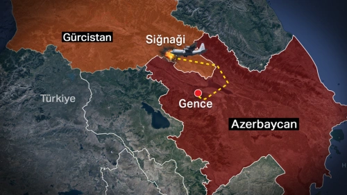 Gürcistan'da kargo uçağımız düştü! Uçağın enkazına ulaşıldı