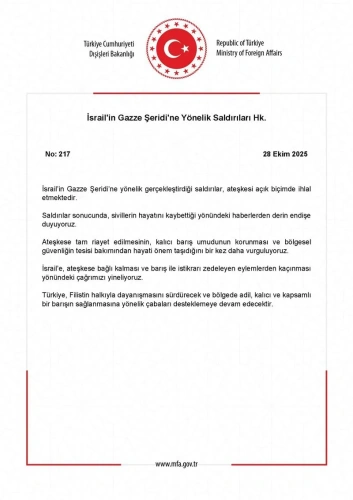 İsrail ateşkesi ihlal etti: Gazze'de 63 Filistinli hayatını kaybetti