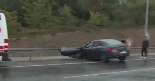 İstanbul’da yağmur trafiği felç etti: TEM’de zincirleme kaza